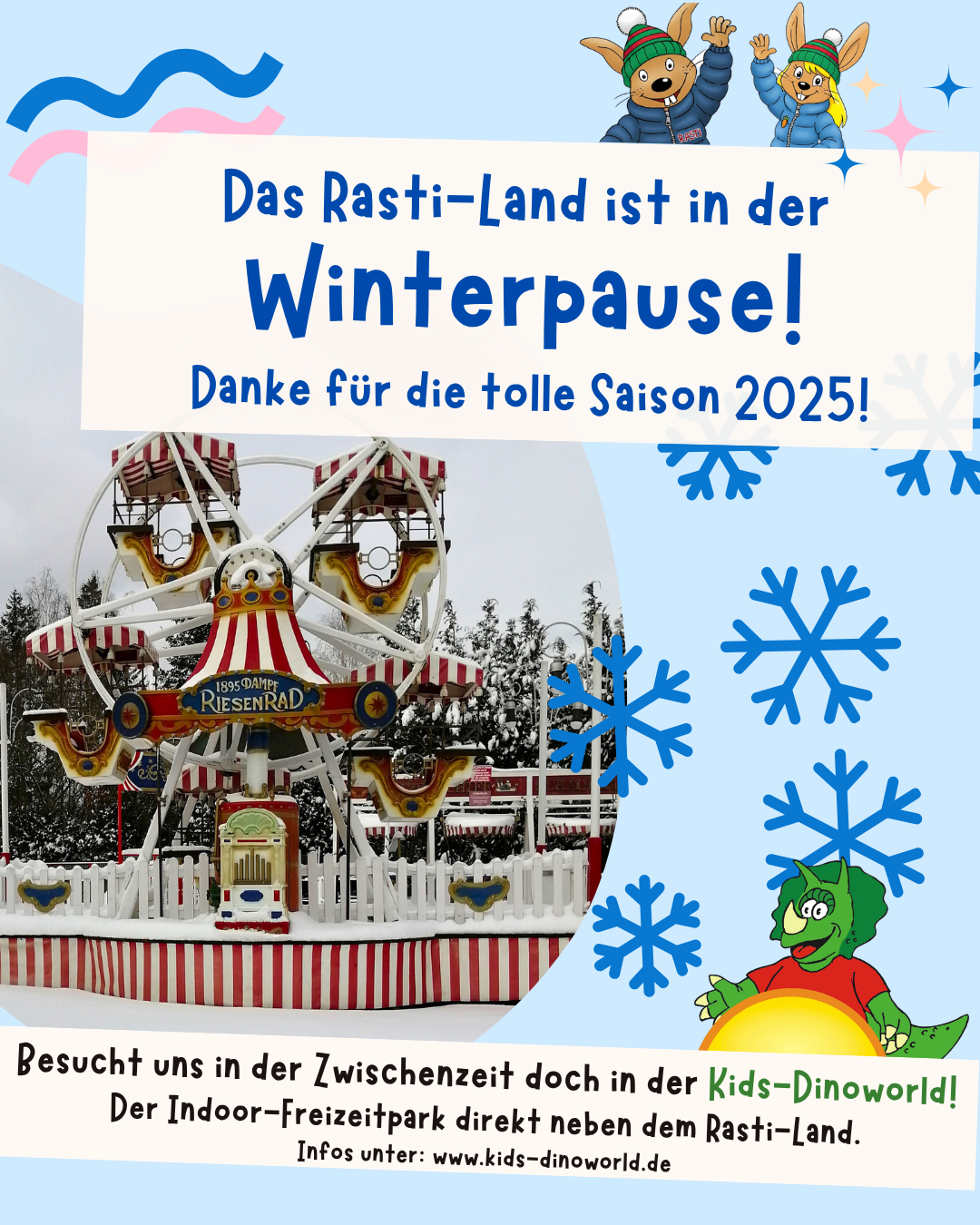 Das Rasti-Land ist in der Winterpause!